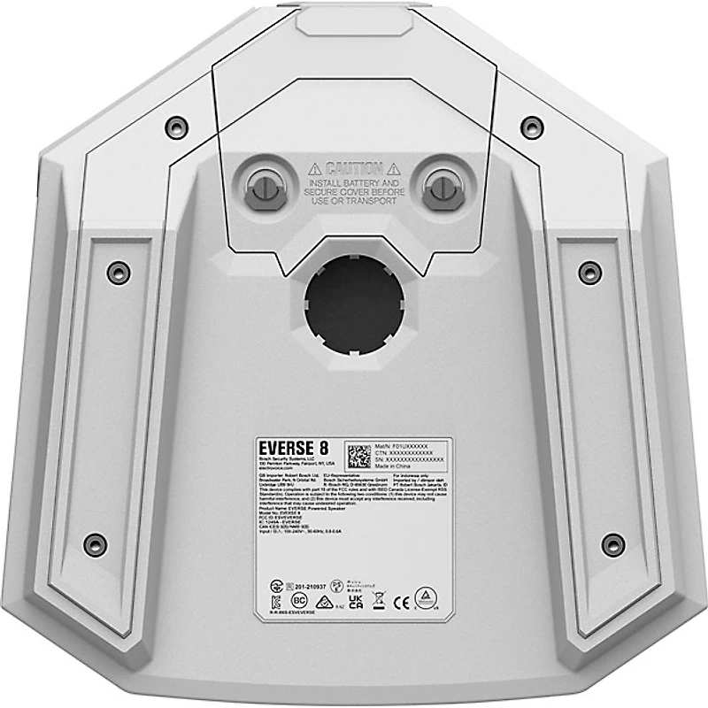 Electro-Voice EVERSE 8 Weatherized Battery-Powered Loudspeaker With Bluetooth - White