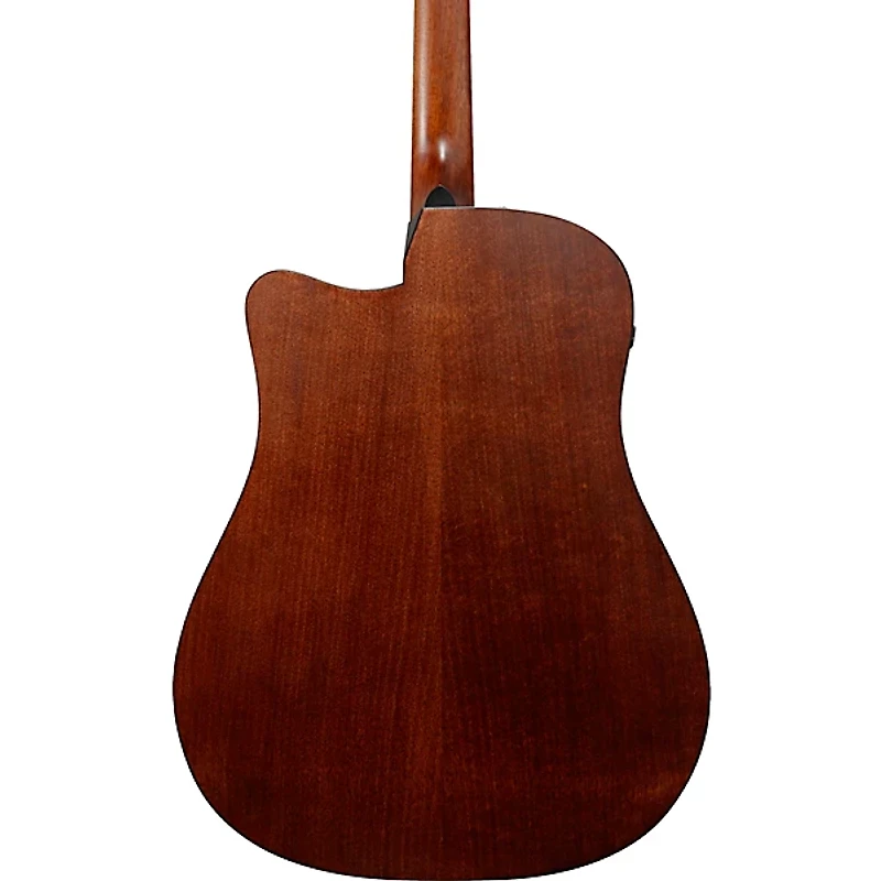 Ibanez AAD190CE Advanced Cutaway All-Okoume Dreadnought Acoustic-Electric Guitar Weathered Black