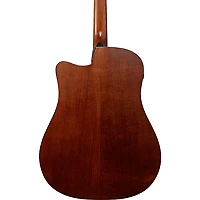 Ibanez AAD190CE Advanced Cutaway All-Okoume Dreadnought Acoustic-Electric Guitar Weathered Black