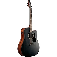 Ibanez AAD190CE Advanced Cutaway All-Okoume Dreadnought Acoustic-Electric Guitar Weathered Black