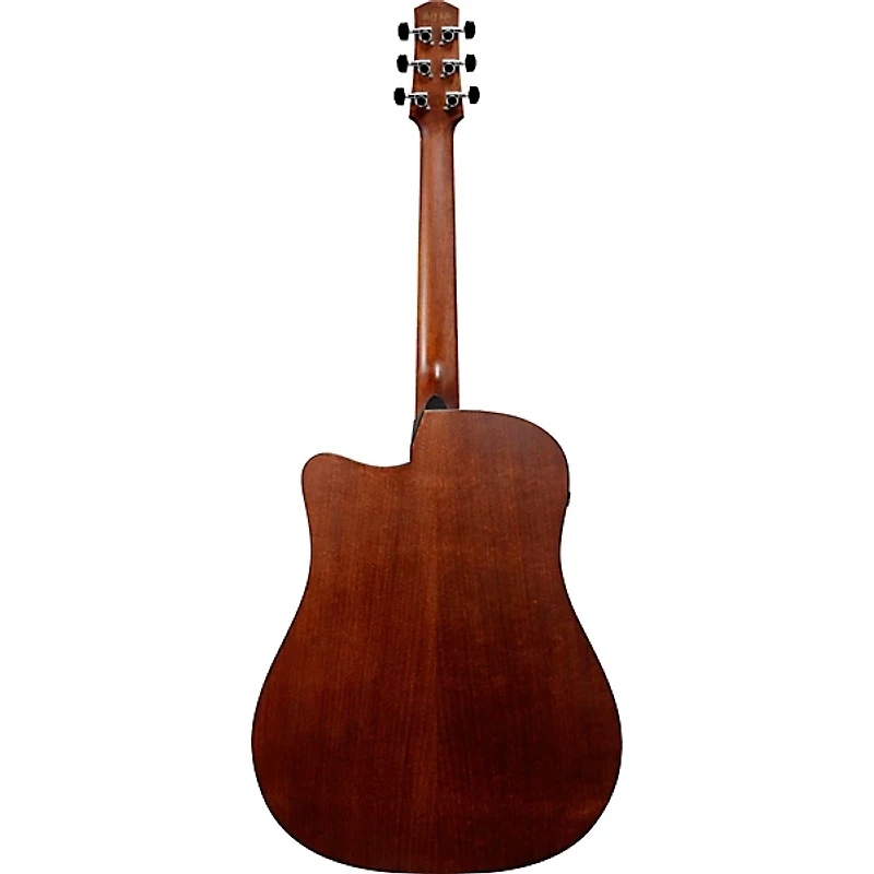Ibanez AAD190CE Advanced Cutaway All-Okoume Dreadnought Acoustic-Electric Guitar Weathered Black