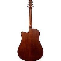 Ibanez AAD190CE Advanced Cutaway All-Okoume Dreadnought Acoustic-Electric Guitar Weathered Black