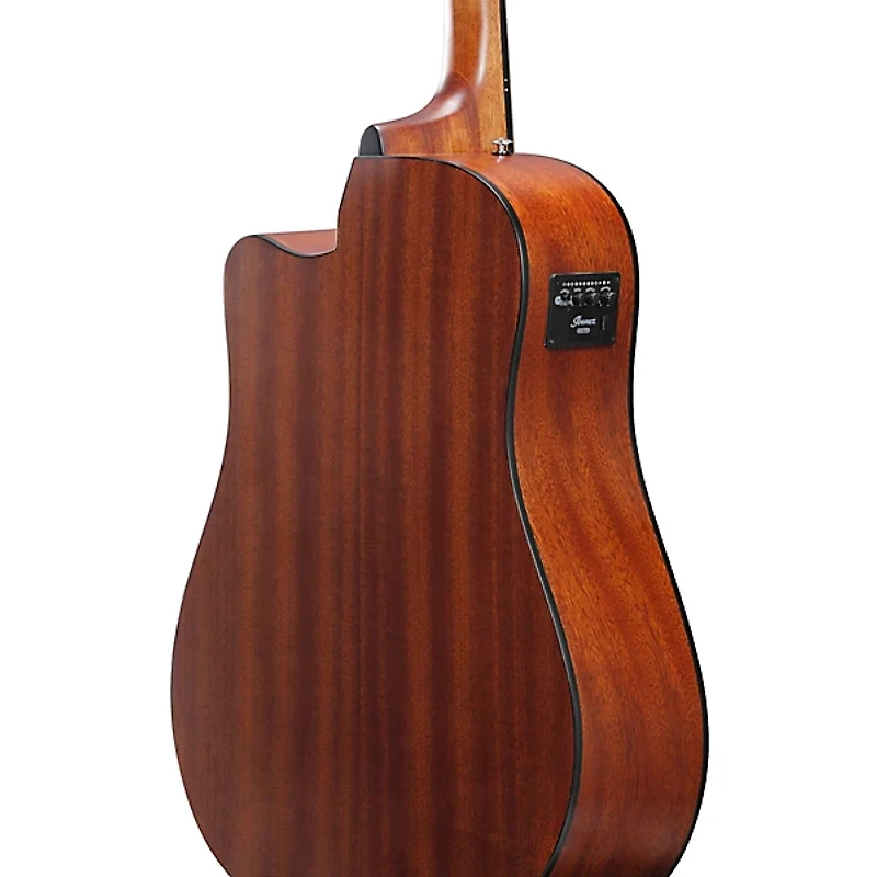 Ibanez AAD50CE Advanced Sitka Spruce-Sapele Grand Dreadnought Acoustic-Electric Guitar Light Brown Sunburst