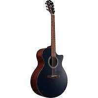 Ibanez AE275 Sitka Spruce-Okoume Acoustic-Electric Guitar Dark Tide Blue Flat