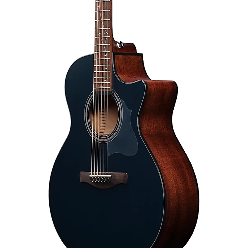 Ibanez AE275 Sitka Spruce-Okoume Acoustic-Electric Guitar Dark Tide Blue Flat