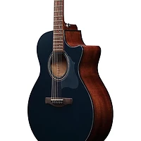 Ibanez AE275 Sitka Spruce-Okoume Acoustic-Electric Guitar Dark Tide Blue Flat