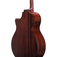 Ibanez AE275 Sitka Spruce-Okoume Acoustic-Electric Guitar Dark Tide Blue Flat