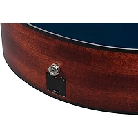 Ibanez AE275 Sitka Spruce-Okoume Acoustic-Electric Guitar Dark Tide Blue Flat