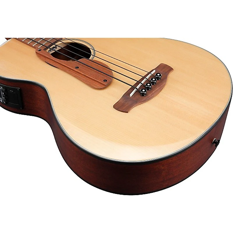 Ibanez AEGB30E Spruce-Sapele Acoustic-Electric Bass Guitar - Natural