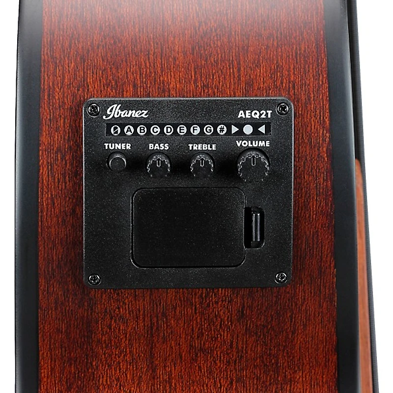 Ibanez AEGB30E Spruce-Sapele Acoustic-Electric Bass Guitar - Natural