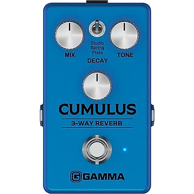 GAMMA Cumulus 3-Way Reverb Effects Pedal