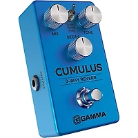 GAMMA Cumulus 3-Way Reverb Effects Pedal