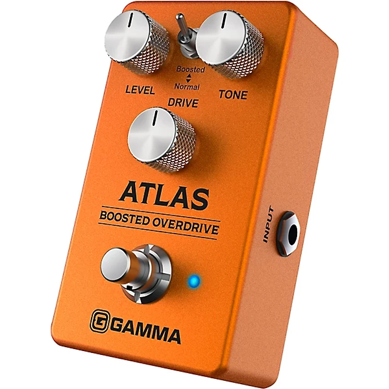 GAMMA Atlas Boosted Overdrive Guitar Effects Pedal