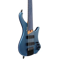 Ibanez EHB1005F 5-String Multi-Scale Ergonomic Headless Fretless Bass Guitar Arctic Ocean Matte