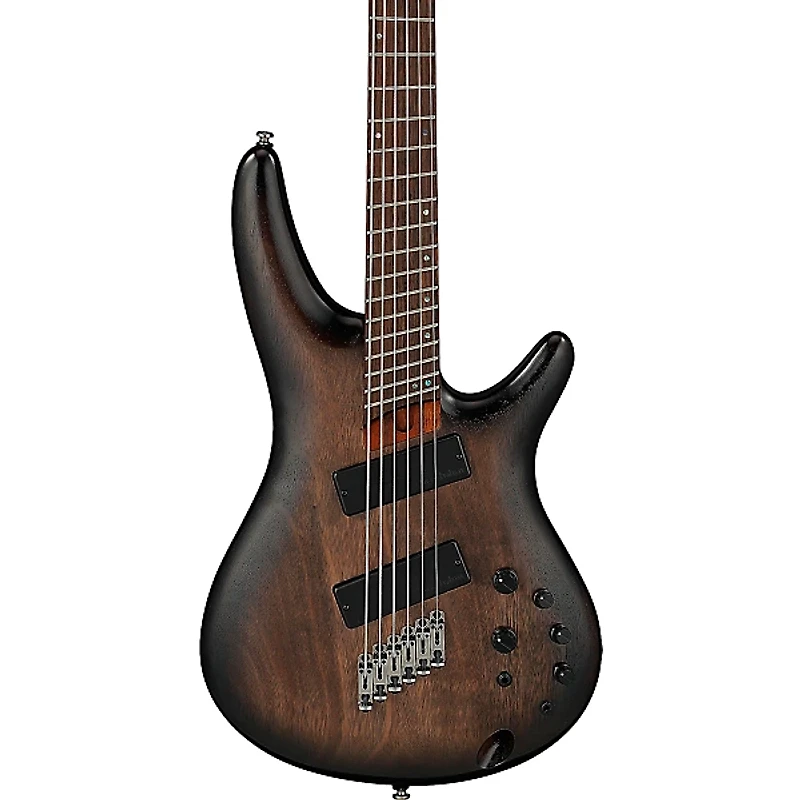 Ibanez SRC6MS 6-String Multi-Scale Electric Bass Black Stained Burst Low Gloss