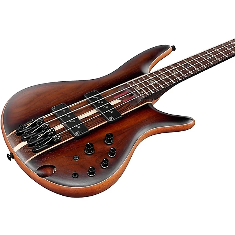 Ibanez Premium SR1350B 4-String Electric Bass Dual Mocha Burst Flat