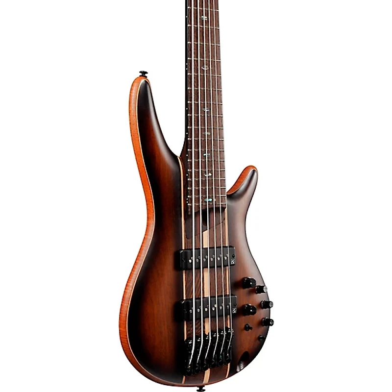 Ibanez Premium SR1356B 6-String Electric Bass Dual Mocha Burst Flat