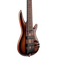 Ibanez Premium SR1356B 6-String Electric Bass Dual Mocha Burst Flat