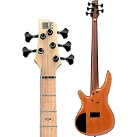 Ibanez Premium SR5FMDX2 5-String Electric Bass Natural Low Gloss