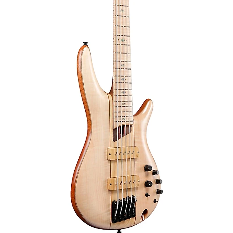 Ibanez Premium SR5FMDX2 5-String Electric Bass Natural Low Gloss