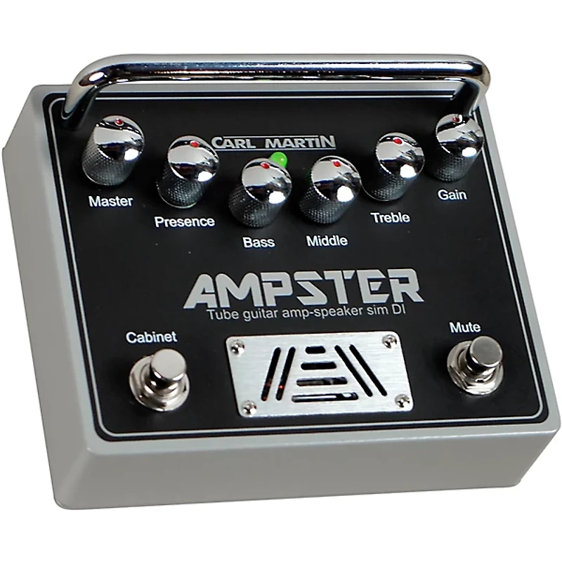 Carl Martin Ampster Tube Guitar Amp Speaker Sim DI Effects Pedal Black