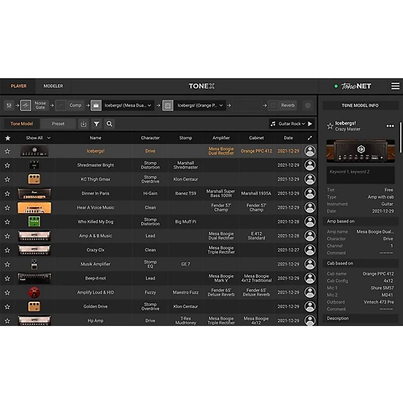 IK Multimedia TONEX MAX Software Plug-in