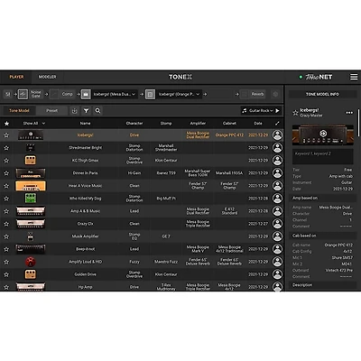 IK Multimedia TONEX MAX Software Plug-in