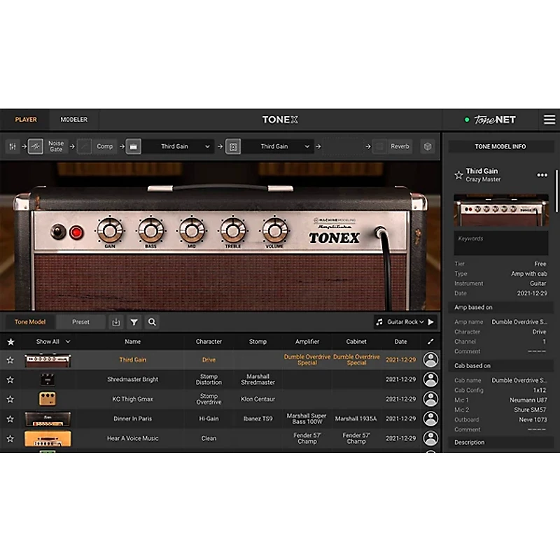 IK Multimedia TONEX MAX Software Plug-in