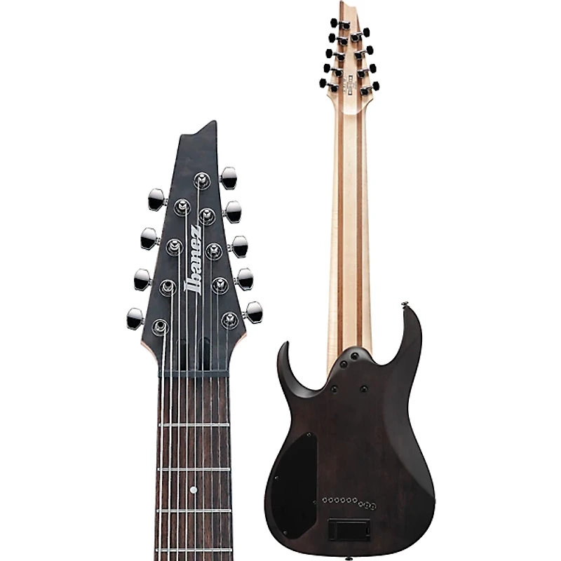 Ibanez RG9PB RG Axe Design Lab 9-String Electric Guitar Transparent Gray Flat