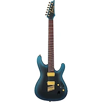 Ibanez SML721 S Axe Design Lab Multi-Scale Electric Guitar Midnight Arctic Ocean Matte