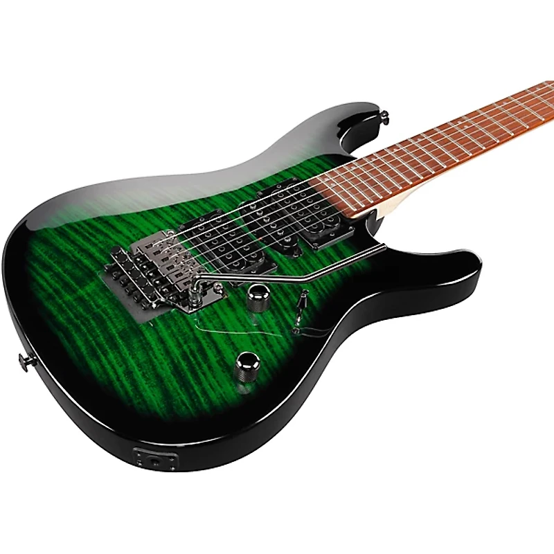 Ibanez KIKOSP3 Kiko Loureiro Signature Electric Guitar Transparent Emerald Burst