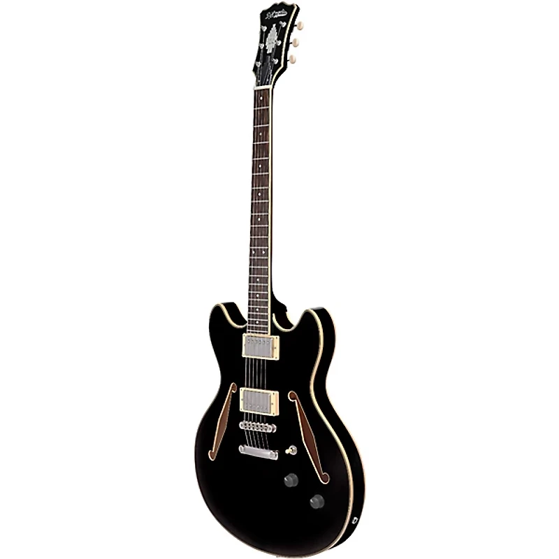 D'Angelico Excel DC Tour Semi-Hollow Electric Guitar With Supro Bolt Bucker Pickups and Stopbar Tailpiece