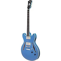 D'Angelico Excel DC Tour Semi-Hollow Electric Guitar With Supro Bolt Bucker Pickups and Stopbar Tailpiece