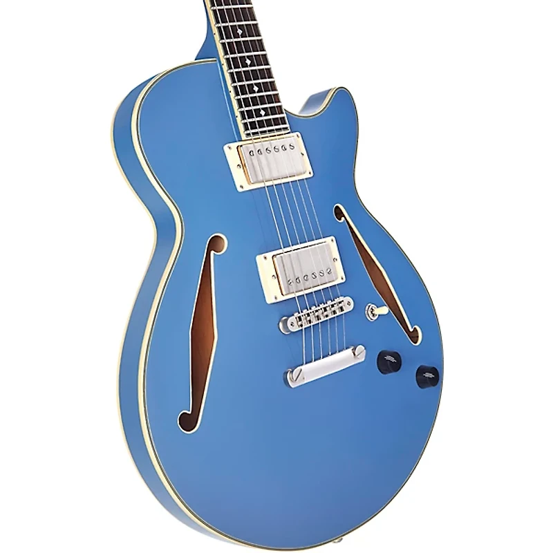 D'Angelico Excel SS Tour Semi-Hollow Electric Guitar With Supro Bolt Bucker Pickups and Stopbar Tailpiece