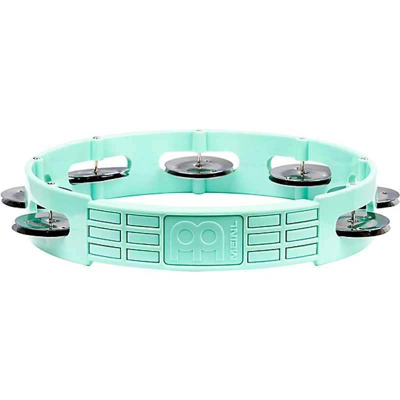 MEINL Tour Tambourine With Stainless Steel Jingles 8 in. Seafoam