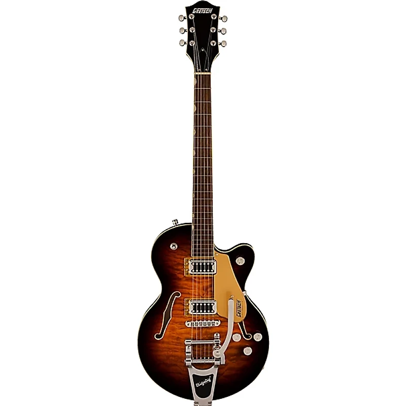 Gretsch Guitars G5655T-QM Electromatic Center Block Jr. Single-Cut Quilted Maple Electric Guitar With Bigsby -