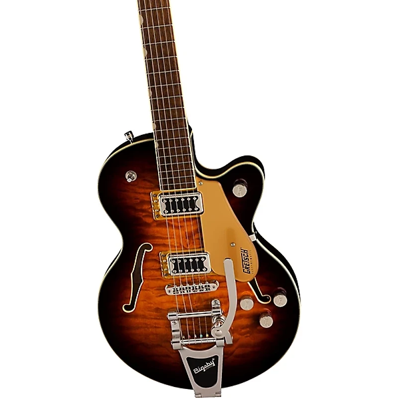 Gretsch Guitars G5655T-QM Electromatic Center Block Jr. Single-Cut Quilted Maple Electric Guitar With Bigsby -