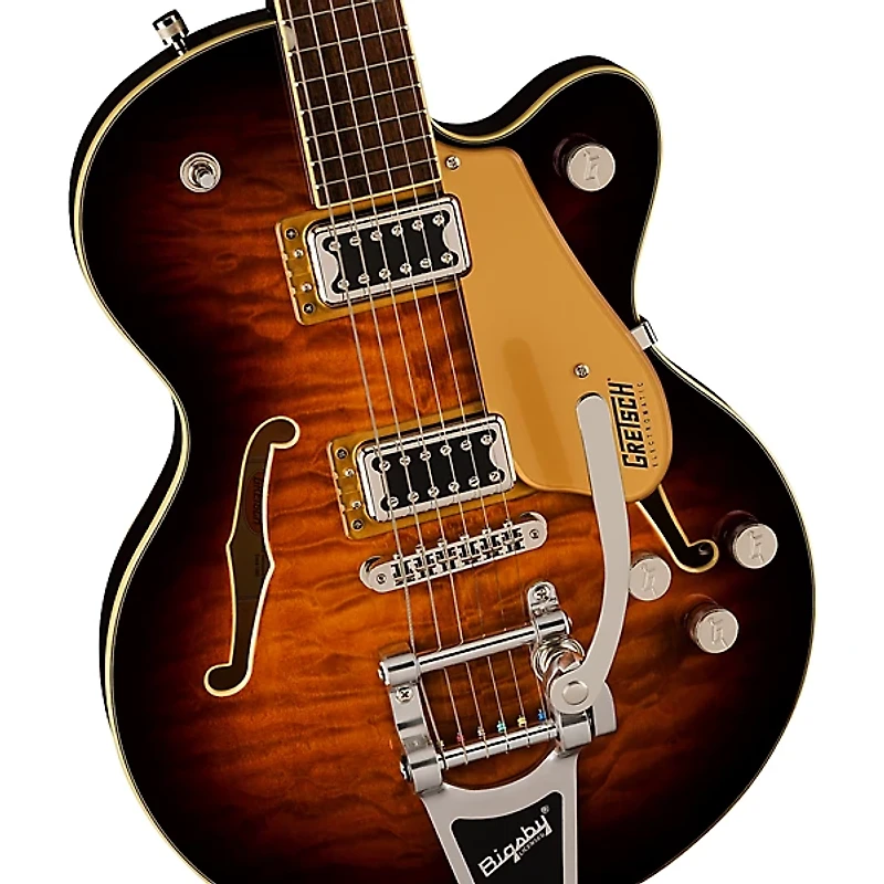 Gretsch Guitars G5655T-QM Electromatic Center Block Jr. Single-Cut Quilted Maple Electric Guitar With Bigsby -