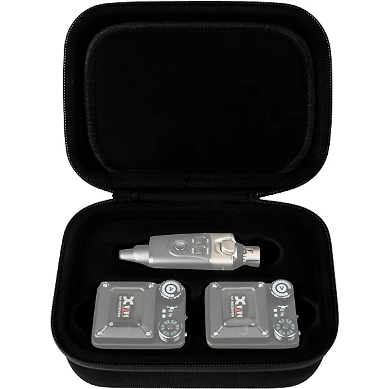 Xvive CU4R2 Hard Travel Case for Xvive U4R2 Wireless In-Ear Monitor System