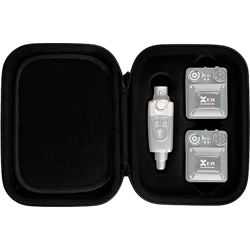 Xvive CU4R2 Hard Travel Case for Xvive U4R2 Wireless In-Ear Monitor System