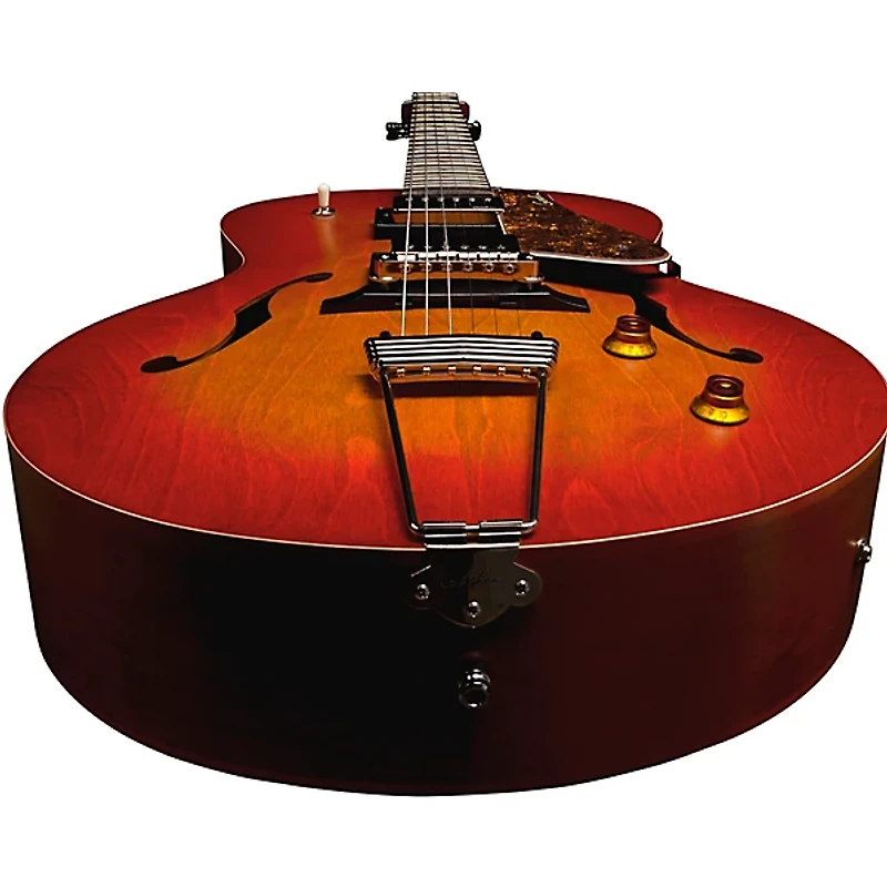 Godin 5th Avenue Jumbo HB Hollowbody Electric Guitar Memphis Sun