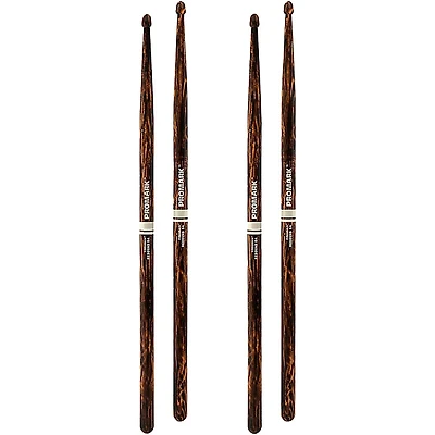 Promark Rebound FireGrain Drum Sticks 2 Pack 5A Wood