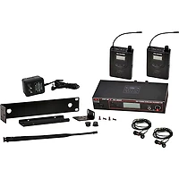 Galaxy Audio 1200 Series Wireless Personal Monitor Twin Pack With EB4 Ear Buds