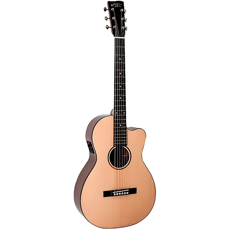 Recording King G6 Series Single-0 Spruce-Mahogany Acoustic-Electric Guitar Natural