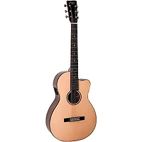 Recording King G6 Series Single-0 Spruce-Mahogany Acoustic-Electric Guitar Natural