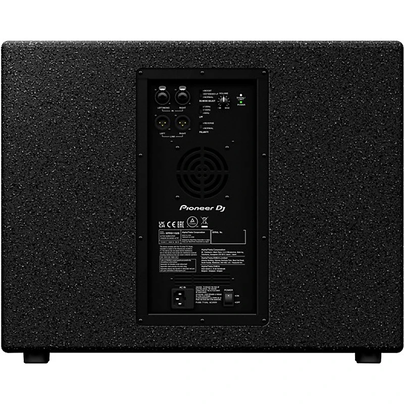 Pioneer DJ XPRS1152S 15" Active Subwoofer Black