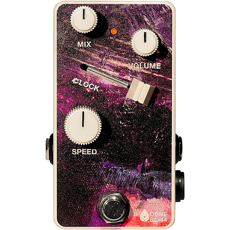 Old Blood Noise Endeavors BL-44 Reverse Variable Clock Effector Effects Pedal Cream and Purple