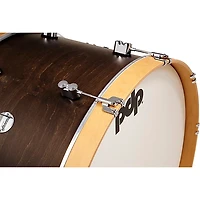 PDP by DW Concept Classic 3-Piece Shell Pack with 24 in. Bass Drum and Natural Hoops Walnut