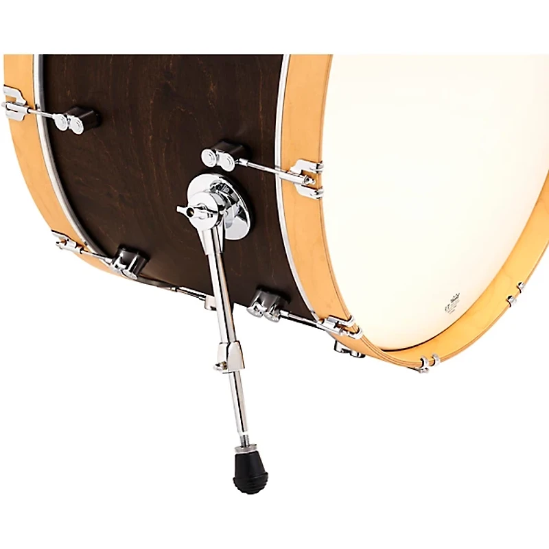 PDP by DW Concept Classic 3-Piece Shell Pack with 24 in. Bass Drum and Natural Hoops Walnut