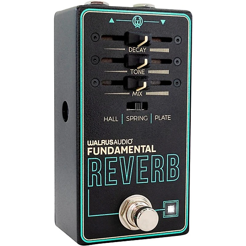 Walrus Audio Fundamental Series Reverb Guitar Effects Pedal - Black